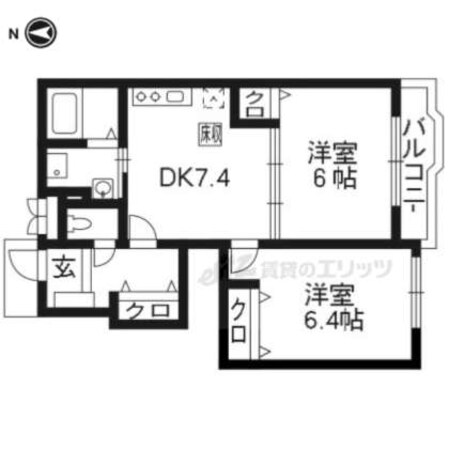 リア　フォレスト　サガラの物件間取画像